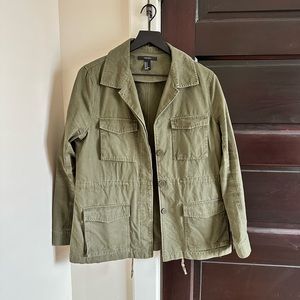 Green Military Style Jacket